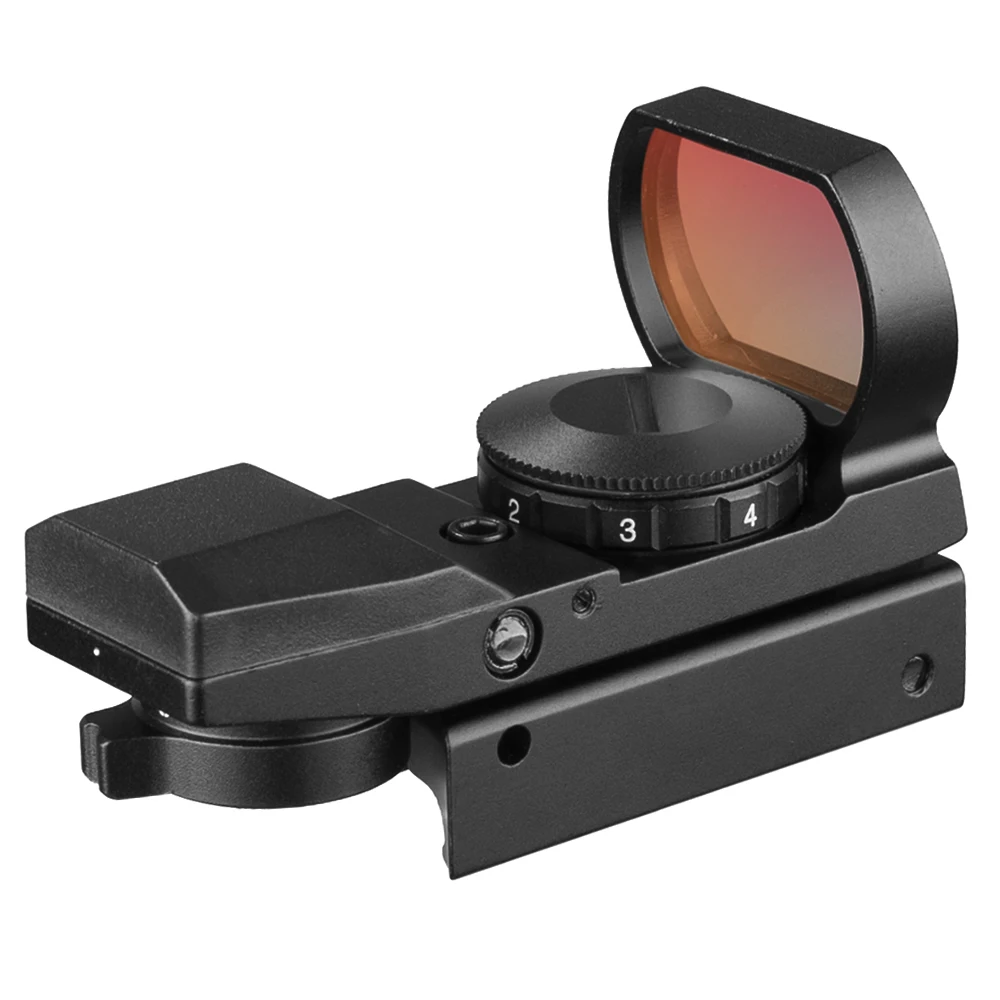 1x22x33mm Multi 4 Reticle Electro Red Dot Sight Riflescope with Mount for 20mm Rail