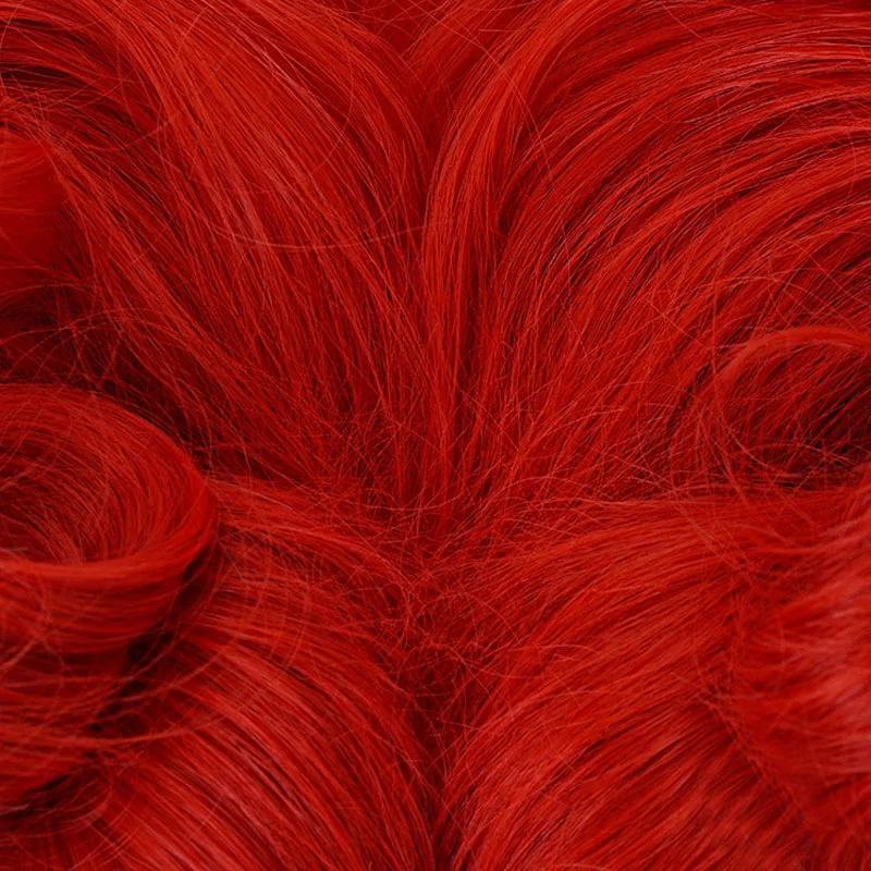 The Red Queen Cosplay Wig Alice in Wonderland Women Queen of Hearts Costume Red Hair +Wig Cap Halloween Gifts