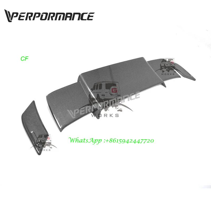 W464 rear spoilers for G500 G550 G63 W463A turnk spoiler fiberglass and carbon fiber 2019 year