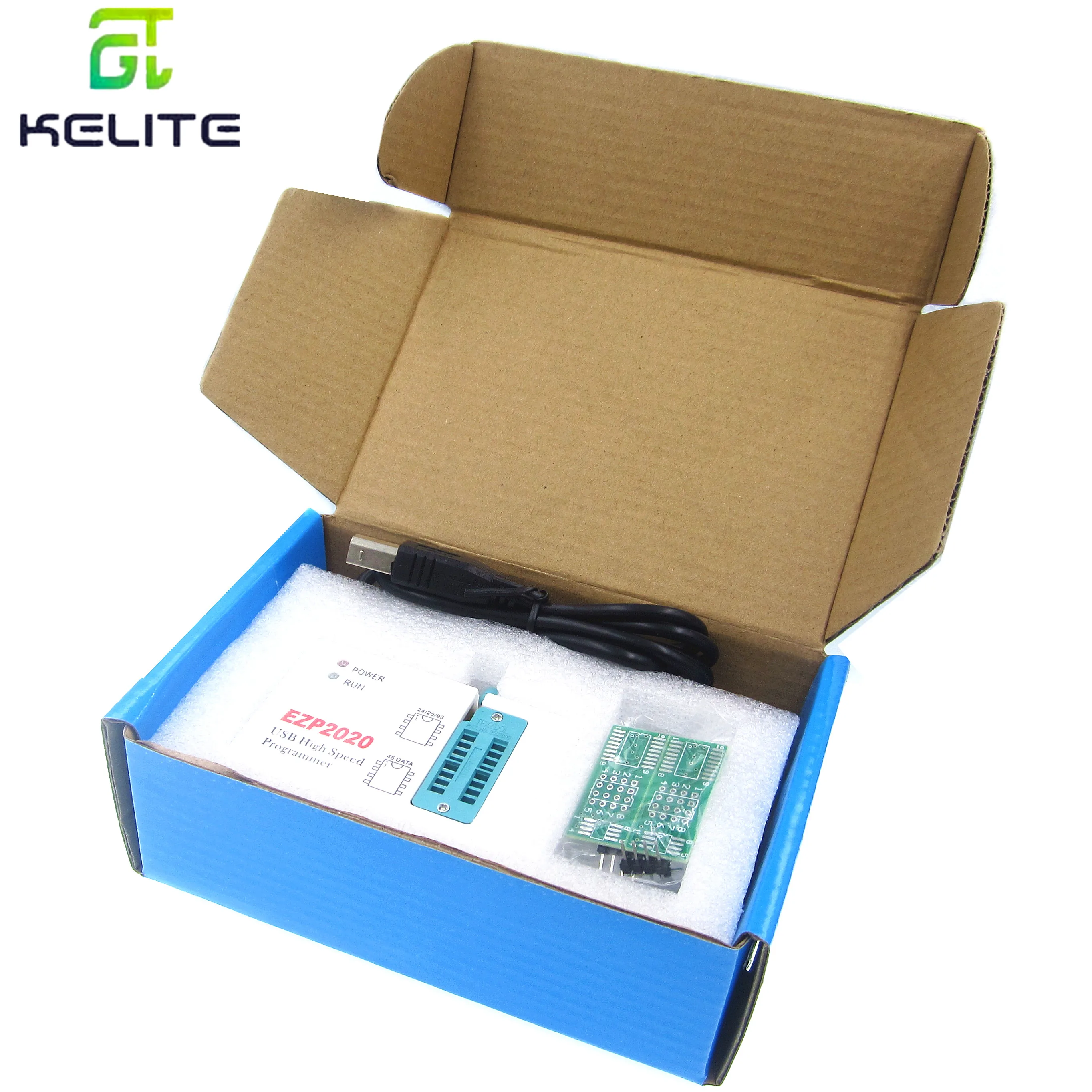 EZP2020 High Speed USB SPI Programmer + 7 Adapter Better than EZP2013 EZP2010 2011Support 24 25 26 93 EEPROM 25 Flash Bios