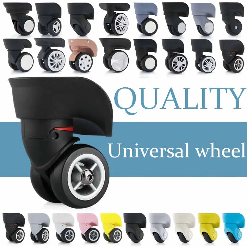 Universal Wheel Luggage Makeup Suitcase Accessories In Wheels Trolley Fashion Suitcase Accessory Rolling Wheels Repair Casters