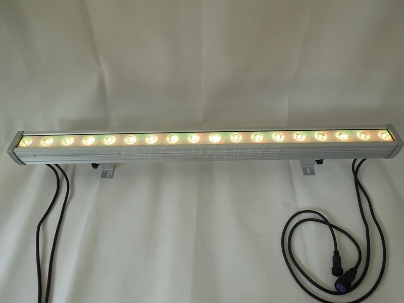 Projecteur LED RVB DMX 18x3W 3 en 1, 4 Pièces/Lot, Éclairage d'Extérieur Étanche IP65, pour Scène DJ Chang Bar