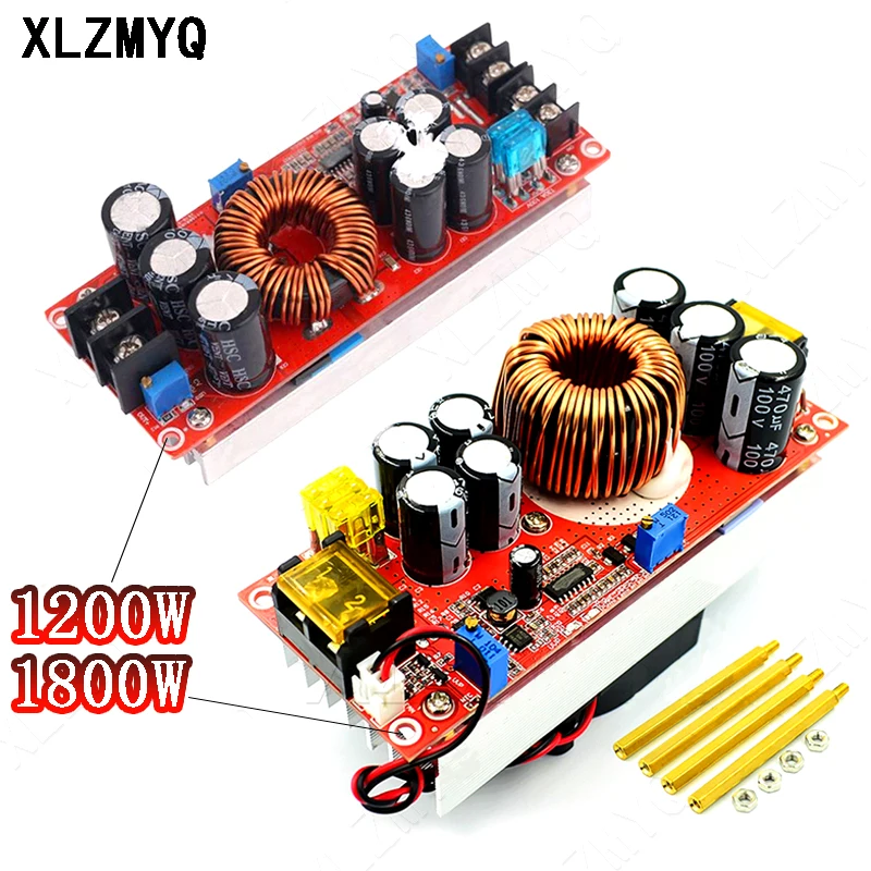 1200W/1800W DC DC Voltage Converter Boost Car Step-up Power Supply Module 20A 40A Voltage Regulator CV Boost Converter Regulator