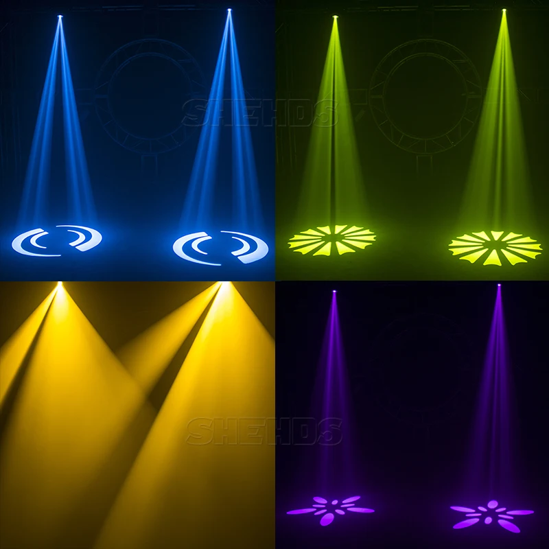 Imagem -06 - Shehds 230w Led Spot Moving Head Lights Controle Dmx com Gobo High Shine Disco dj Bar Ball Stage Party Light