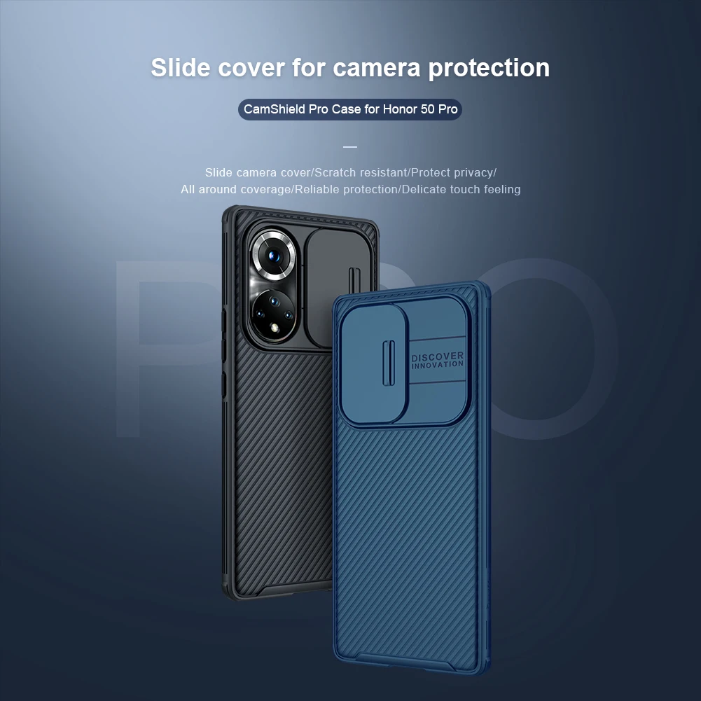 Honor 50 Case NOVA 9 Original NILLKIN CamShield Slide Camera Lens Privacy Honor50 Back Cover For Huawei Honor50 NOVA9 Funda Capa