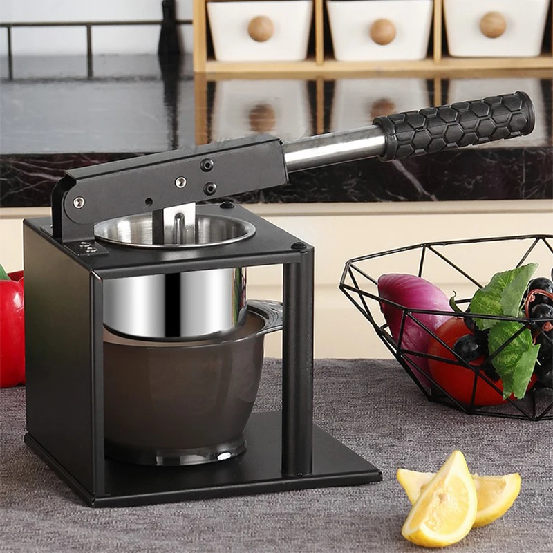 Spremiagrumi manuale in acciaio inossidabile anguria per uso domestico e spremiagrumi fodera in acciaio inossidabile ad alta resa di succo