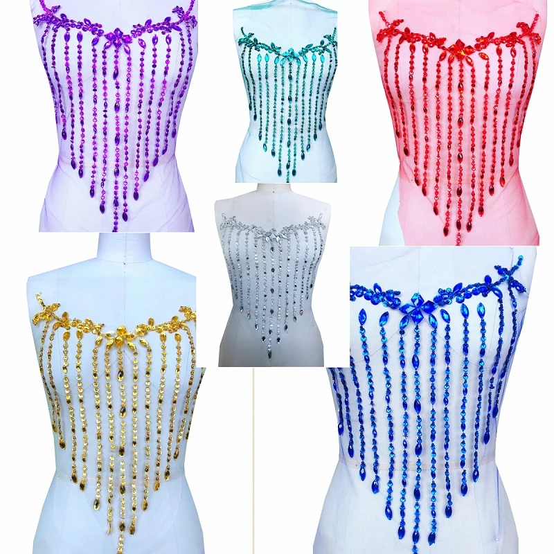 

1 шт., бисер, блестки, камень, кружево, пришить стразы, аппликации, нашивка для одежды, дизайн лифа, украшение «сделай сам», костюмы