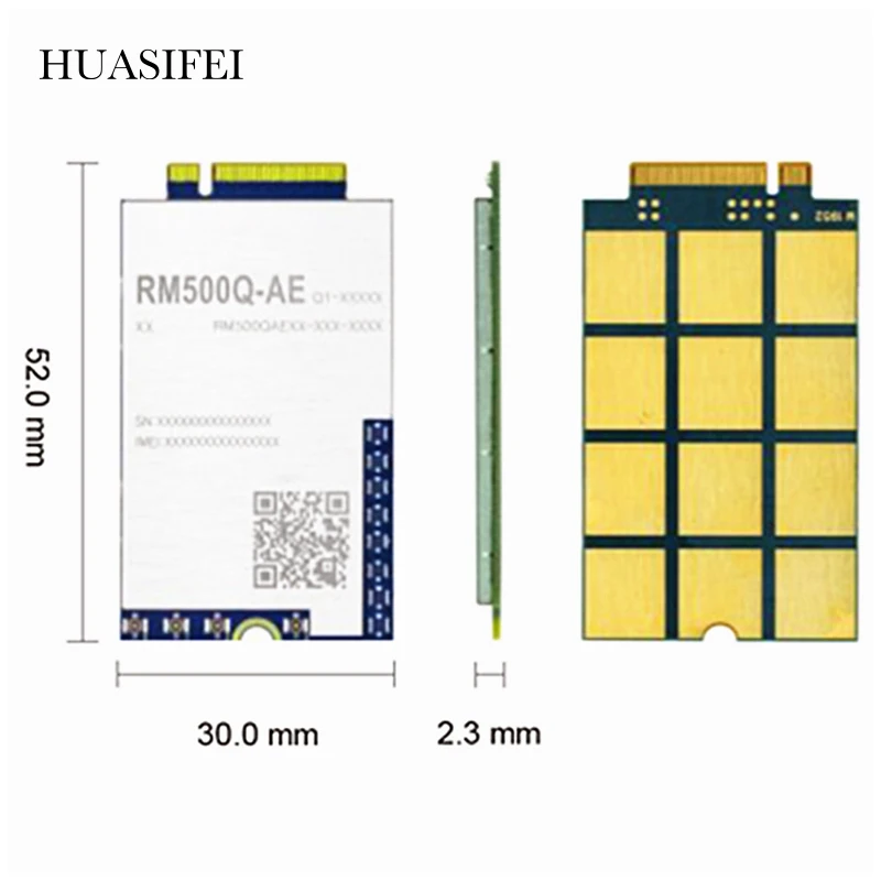 Quectel RM500Q-AE 5G LTE-A Sub-6GHz M.2 Module Supports 5G NSA And SA Modes With IoT/M2M 3GPP