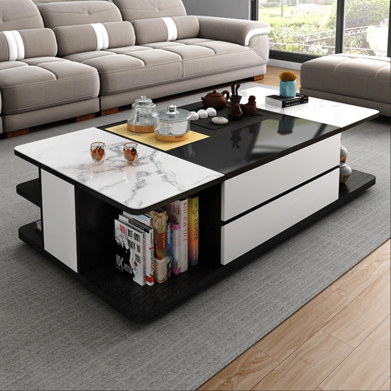 

Intelligent tea making multifunctional tea table TV cabinet set electric lifting furniture