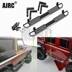 Ajrc 2 sztuka aluminium boczny metalowy klin pedał dla Trax Trx-4 Trx4, który, nie wiadomo jak, znalazł Bronco 1/10 skala gąsienica Rc ulepszone części