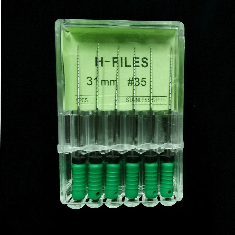 Tandheelkundige Gereedschappen Wortel Cannal Endo H Bestand 21mm 25mm 31mm Rvs Endodontische Instrumenten Tandarts Tandheelkunde Odontologia - afbeelding 1