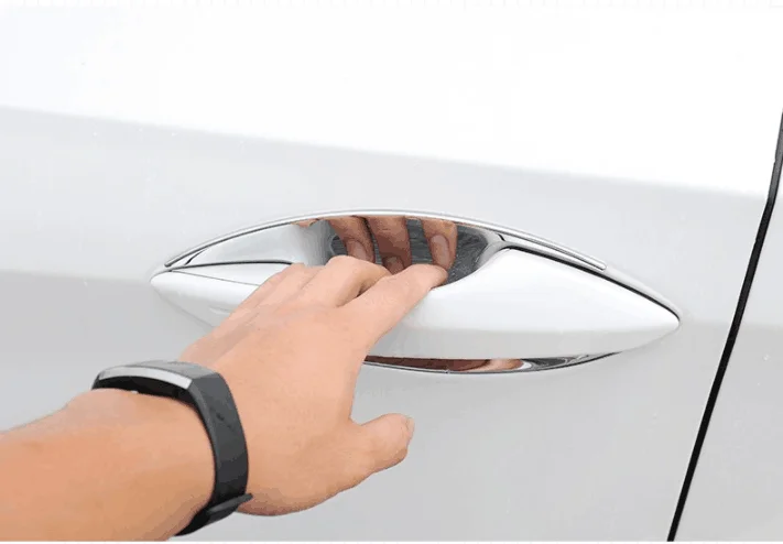 ABS  Chrome Car Door Handle Cup Bowl Cover Trim For For Lexus RX RX300H RX350 RX450h 2016-2020