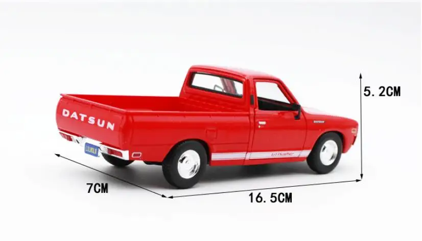 High simulation 1:24 alloy 1973 Datsun 620 pickup truck model,pickup toy,classic collection decoration gift,free shipping