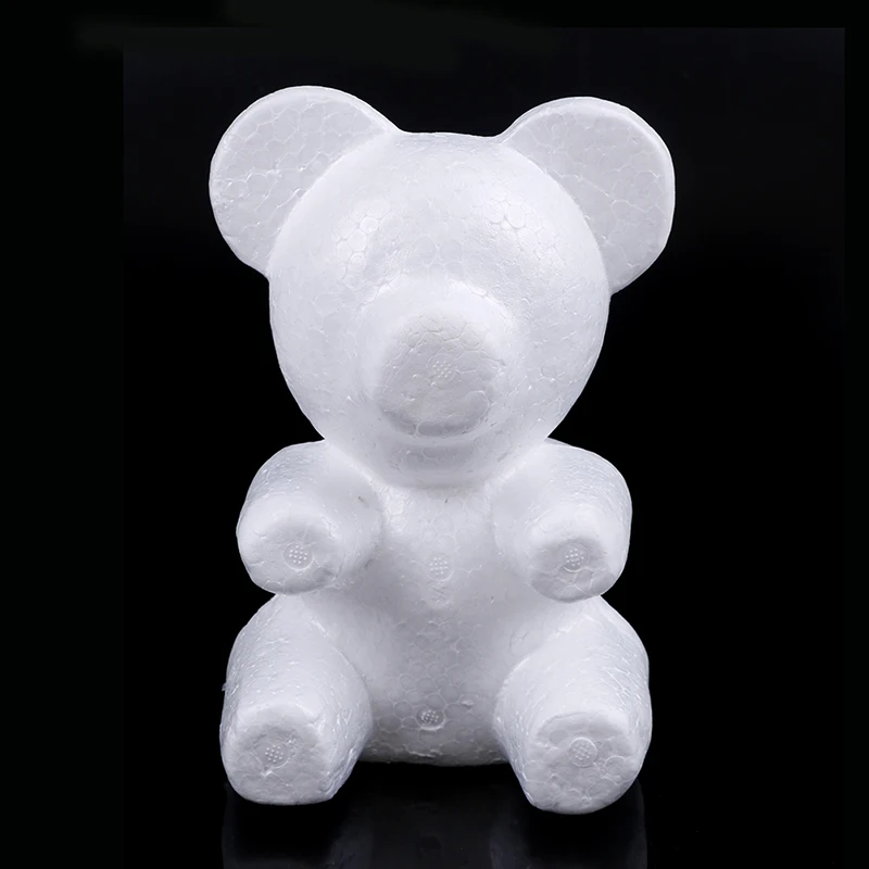 1pcs 15cm/20cm/33cm Foam Bear Mold DIY Artificial Flowers Rose Gift Bear Mold Birth Valentine's Day present