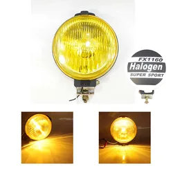 2 PCS * 6 Inch White Yellow Glass  SUV Auto Driving Fog Light