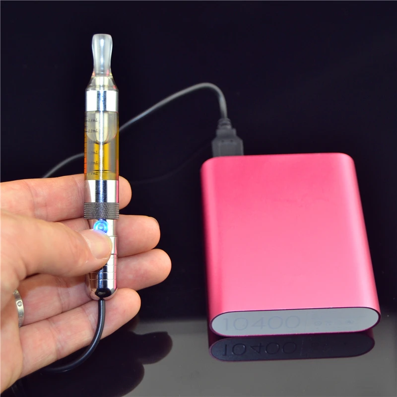 Mini ego usb vv passthrough bateria vape tensão variável carregador para ego 510 e-cigarro atomizador ecig evod mt3 ce4