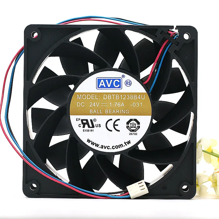 DBTB1238B4U 5500RPM 215CFM For AVC 24V 1.76a 12cm 12038 Frequency Converter Fan