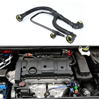 ใหม่รถไอเสียเครื่องยนต์Crankcase BreatherหลอดWaste Gas Ventท่อสำหรับCitroen 1192W0/9675884280สำหรับPeugeot 307 308