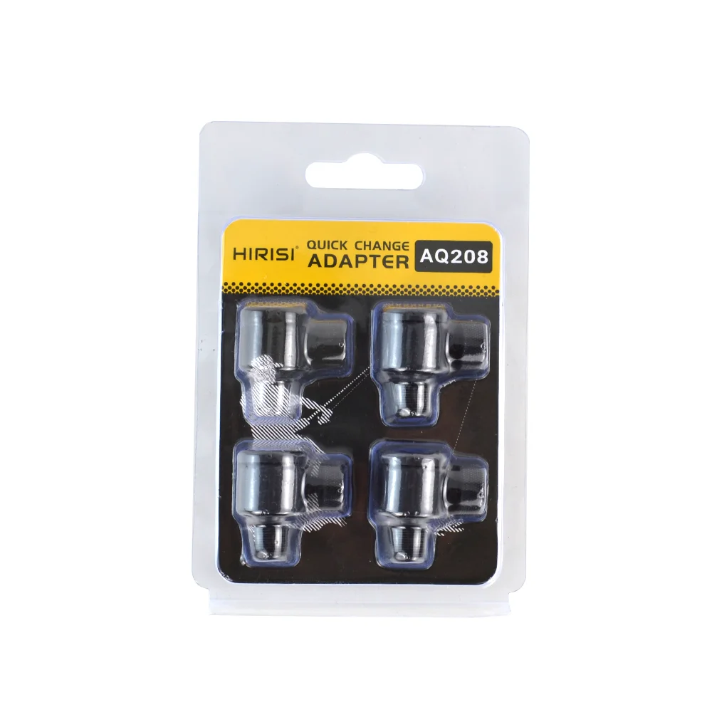 Hirisi 4 stücke Karpfen Angeln Schnell wechsel anschluss Aluminium schwarz für Rute Pod Bank Sticks Summer Bars Aq208 Angel zubehör