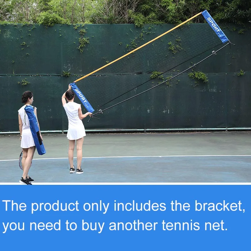 Foldable Tennis Net Bracket Portable Outdoor Indoor Sports Standard Bracket With Storage Bag