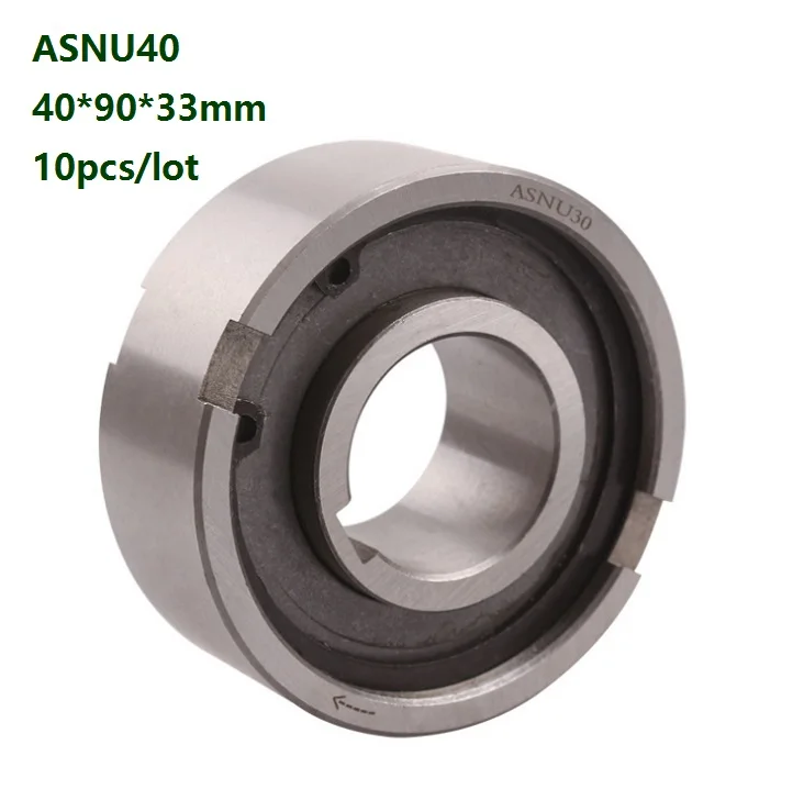 

10pcs/lot ASNU40 NFS40 40×90×33mm One Way Clutch Roller Type Bearings 40*90*33mm Sprag Freewheel Backstop CAM CLUTCH