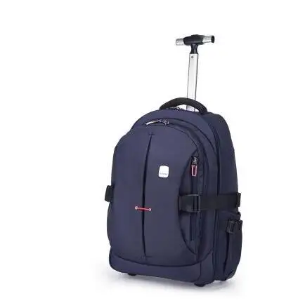 

Weishengda Oxford Men Travel trolley Backpack bag Trolley Rolling bags Women wheeled Backpacks Business bag suitcase on wheels