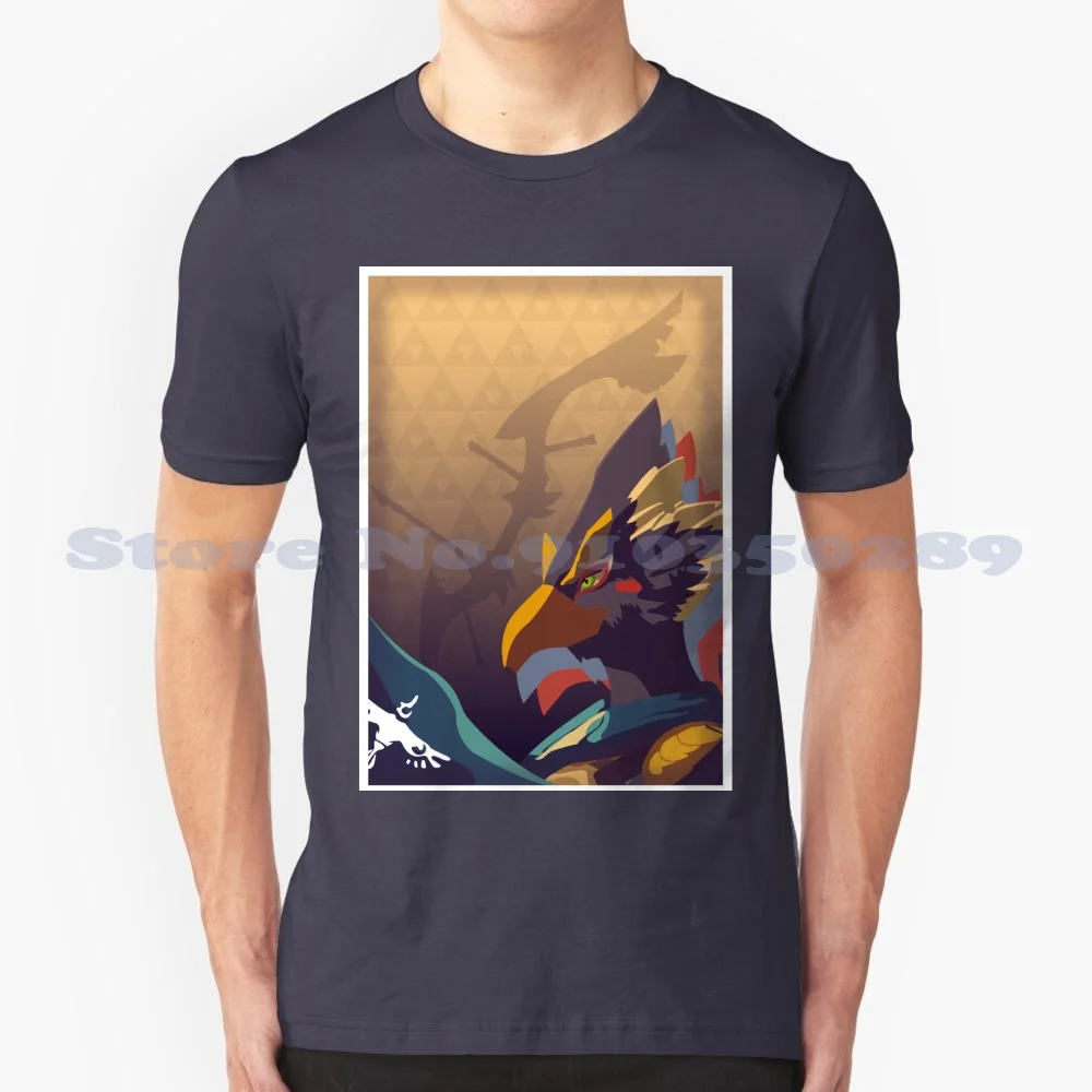 Revali Champion Of The Rito 100% Cotton T-Shirt Revali Champion Rito Village Divine Beast Vah Medoh Hyrule Mipha Daruk Urbosa