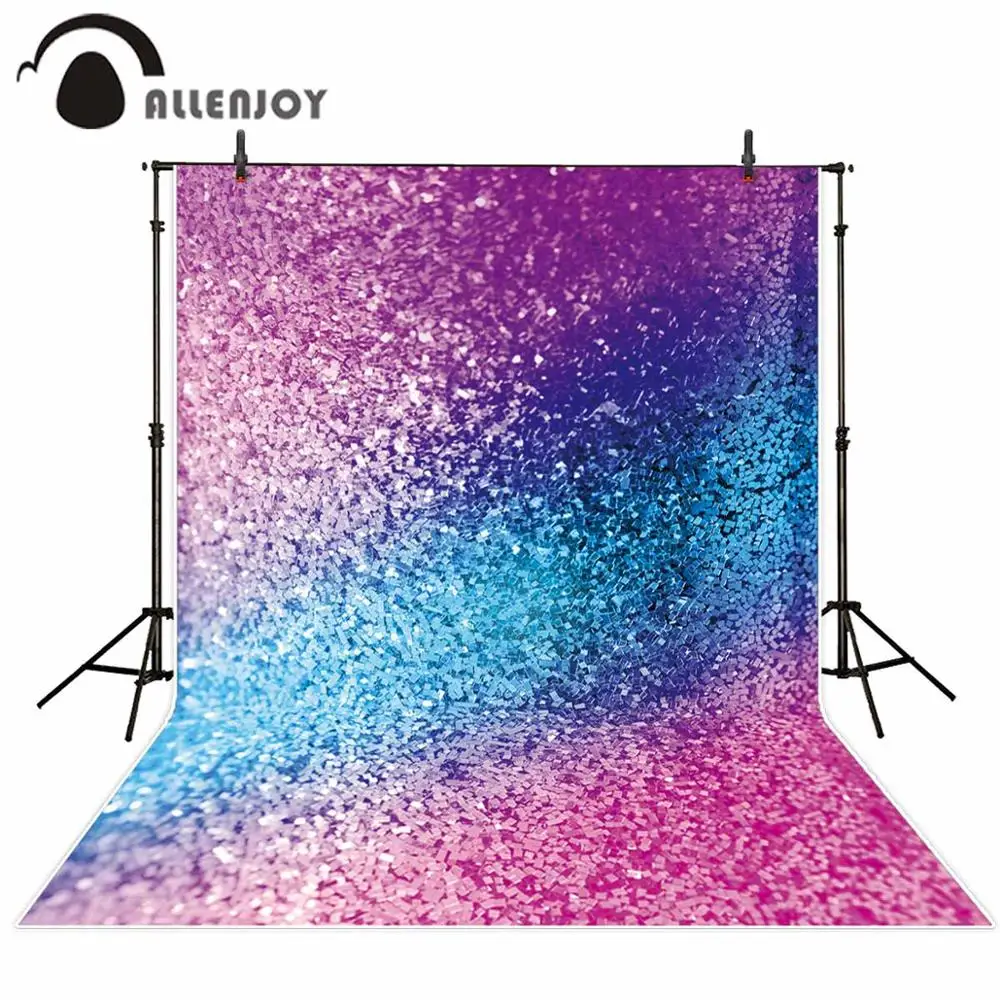 Allenjoy kleine Meerjungfrau Thema Fotografie Hintergrund baby dusche junge oder mädchen Pailletten Textur Stoff Foto Hintergrund Party Prop