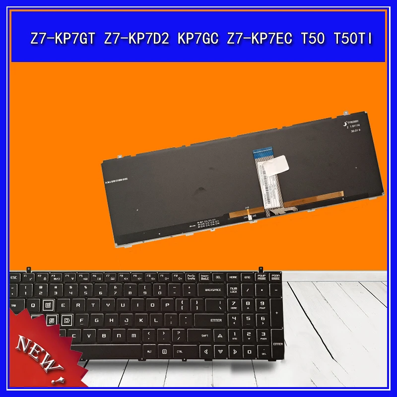 

Laptop Keyboard For Hasee Z7-KP7GT Z7-KP7D2 KP7GC Z7-KP7EC T50 T50TI Notebook Replace Keyboard