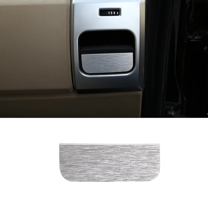 

For 04-09 Land Rover Discovery 3 Aluminum alloy Car Co-pilot Cup Holder Cover Mat Trim Modification accessories