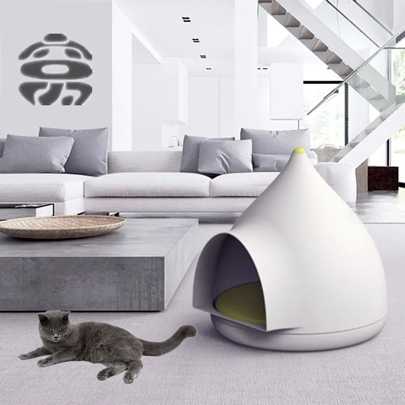 water drip shape Large cat bed house closed pet house for 4 seasons teddy puppy home cat kennel  pet bed luxury  pet products