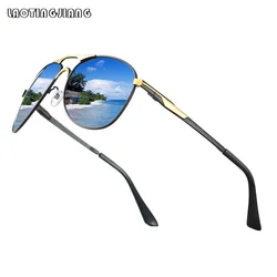 Stylish Men Women Designer Sunglasses Vintage Driving Metal Sun Glasses Male Pilot Goggles For Man Anti-glare