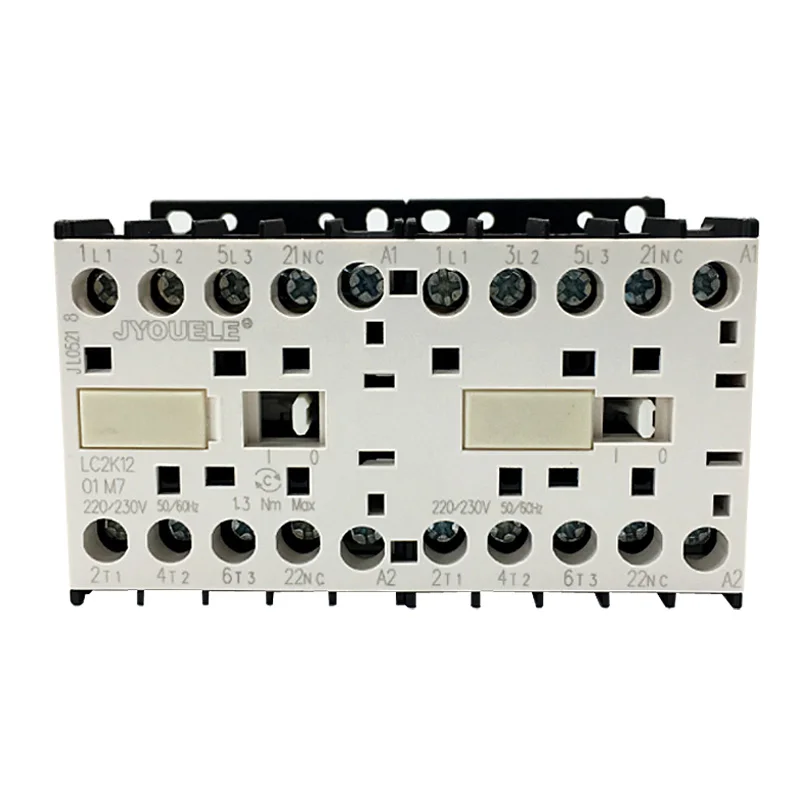 MINI Type Reversible Interlocking AC Contactor LC2K1201 LC2K1210 AC Coil Voltage 220V 24V 50/60Hz