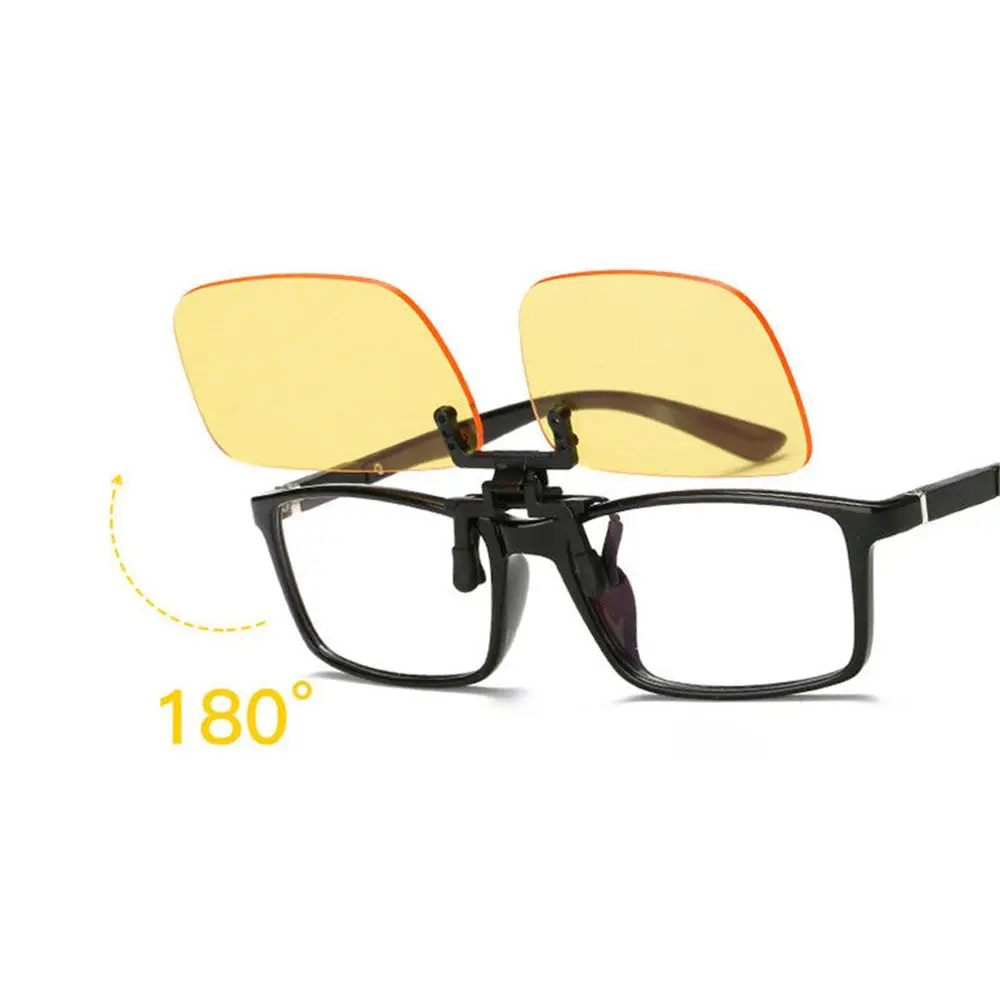 1pcs Clip On Blue Light Filter Blocking Glasses Office Computer Anti Blue Ray Clip On Eyeglasses UV Strain Relief For Women Men