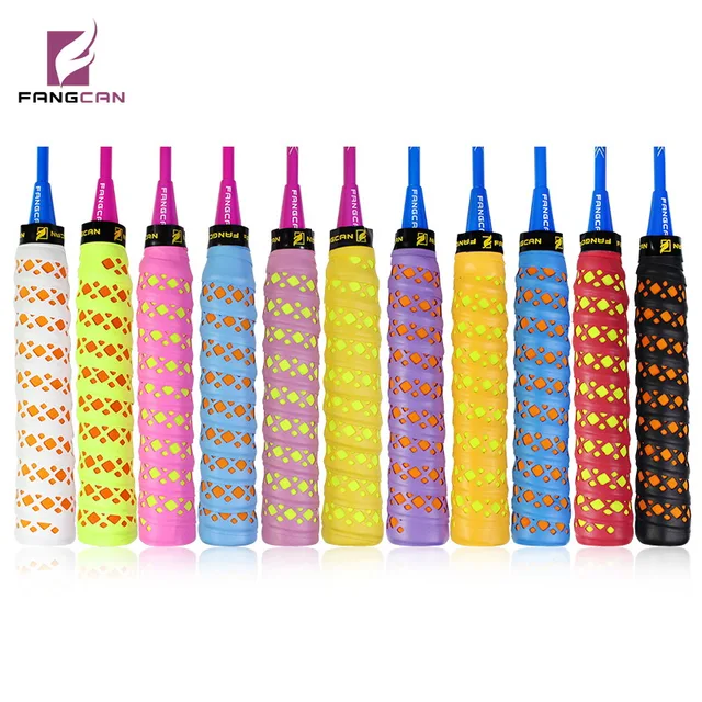 FANGCAN 5 sztuk/partia dwukolorowy Pickleball Overgrip poduszka PU Grip Paddle tenis Badinton