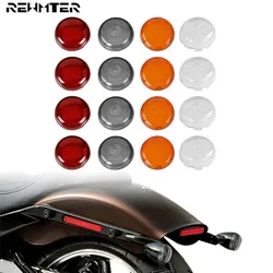 Motorcycle Turn Signals Light Indicator Lamp Lens Cover 2PCS/4PCS For Harley Touring Softail Dyna Sportster XL 883 1200 FLHX