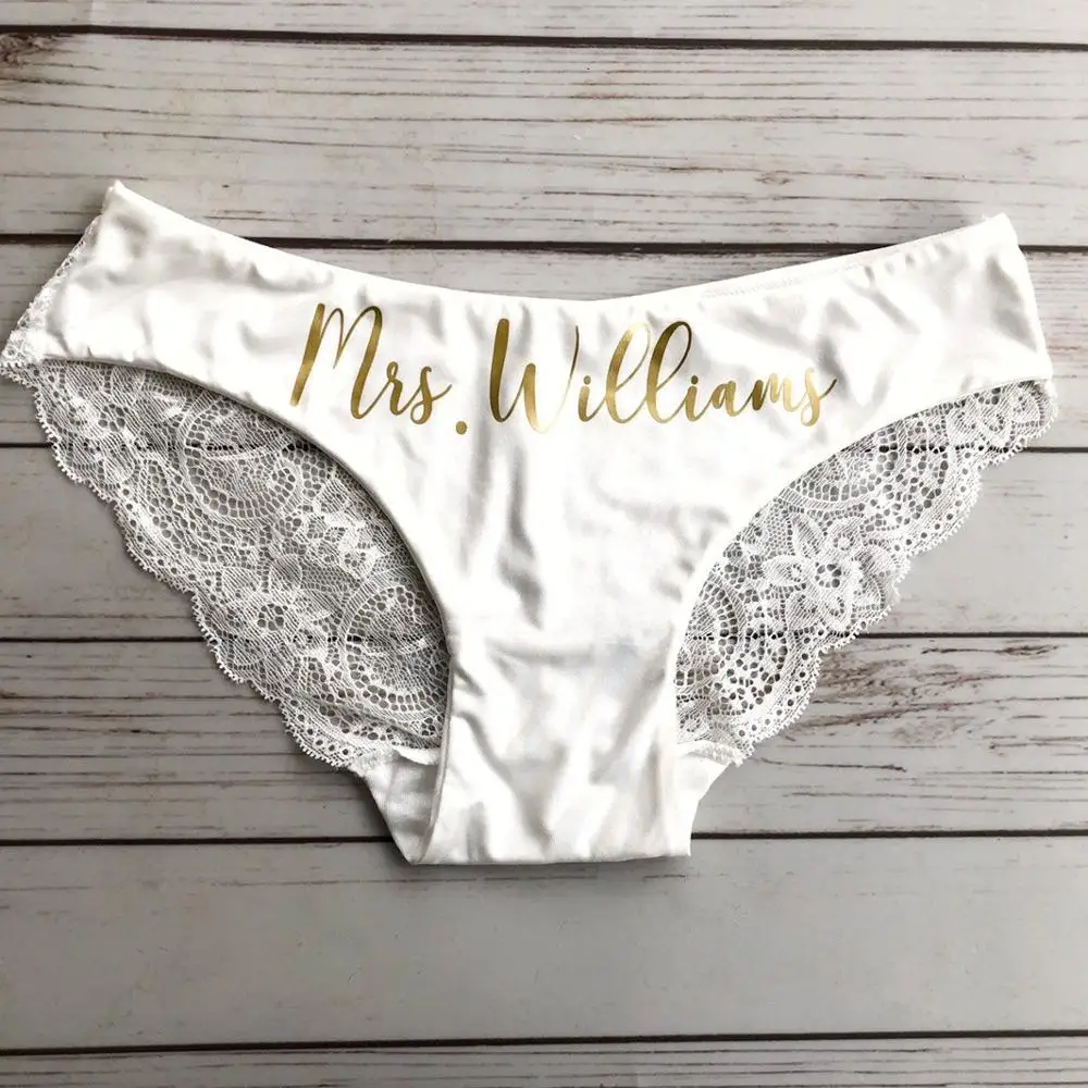 

Custom Bride Panties - personalise Bride Panties - Bridal Lingerie - Bachelorette Party Gift - Bachelorette Party - Bride Gift