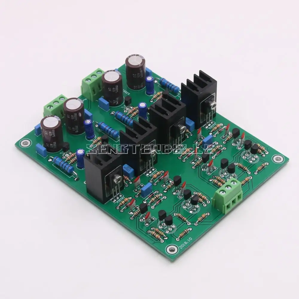 Сборная двухканальная плата предусилителя HiFi чистого класса A, аудиоплата предварительного усилителя DOA33