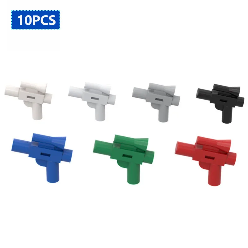 10pcs 92738 Lasers gun short pistol Special Brick Small Hand Blaster with Scope Building Block DIY Educational Toys Accessories