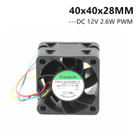 Sunon 4028 40x40x28mm 40mm Server Fan Dual Ball Bearing PMD1204PQB1-A 12V 2.6W Cooling Fan 3PIN