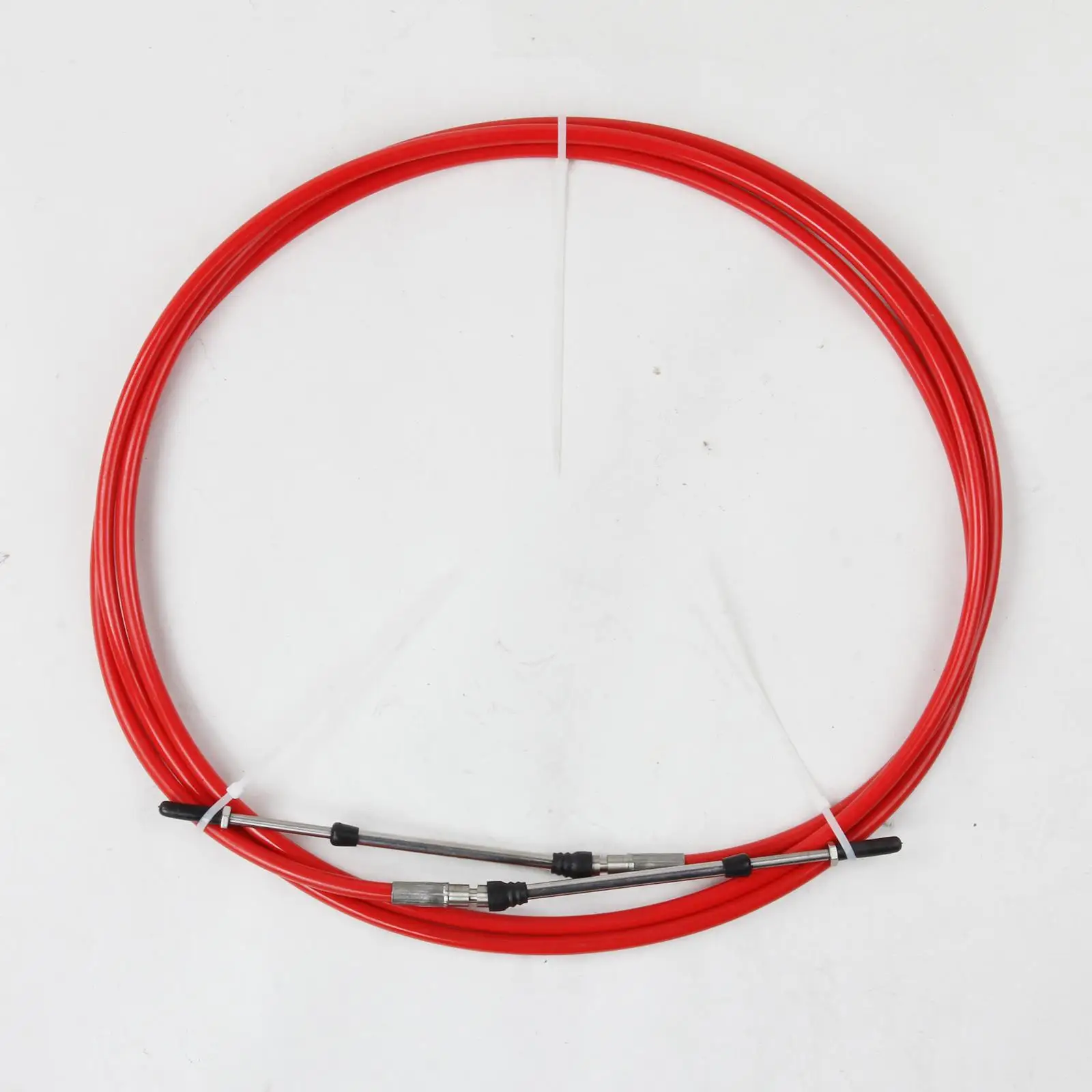 Conjunto de Cable de Control de cambio de acelerador fuera de borda para sistema de dirección de barco marino, rojo, 14 pies, 2 piezas