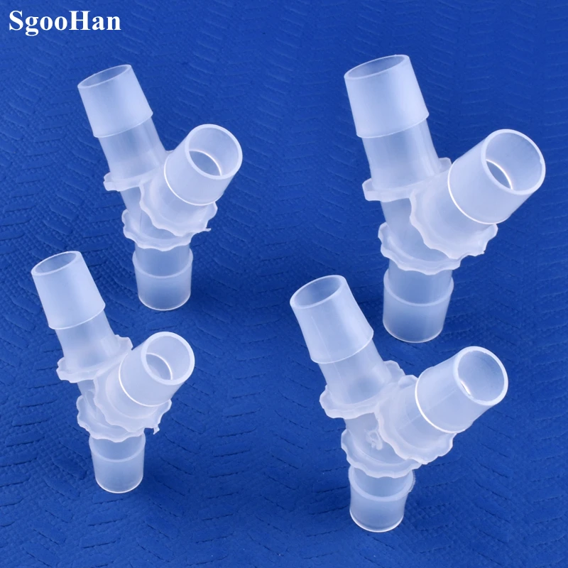 1~100pcs 14.2~20mm PP Y-Style Tee Connectors Garden Irrigation System Water Pipe Joint Aquarium Tank Air Pump Hose Pagoda Joints