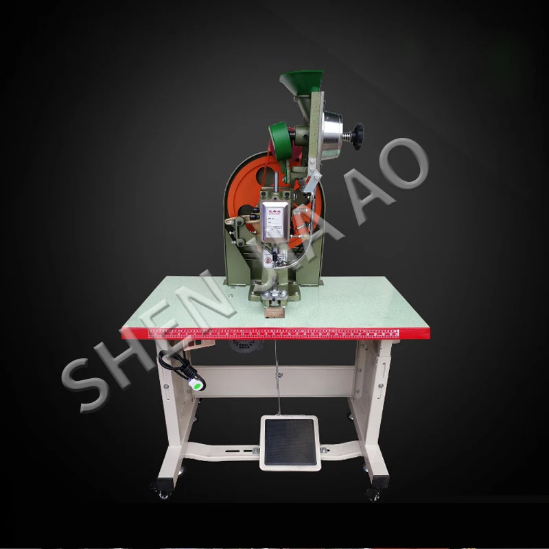 

1PC Fully Automatic Punching Machine KP-J34 Double Head Punching Riveting Machine Hollow Nail Automatic Punch Rivet Machine 220V