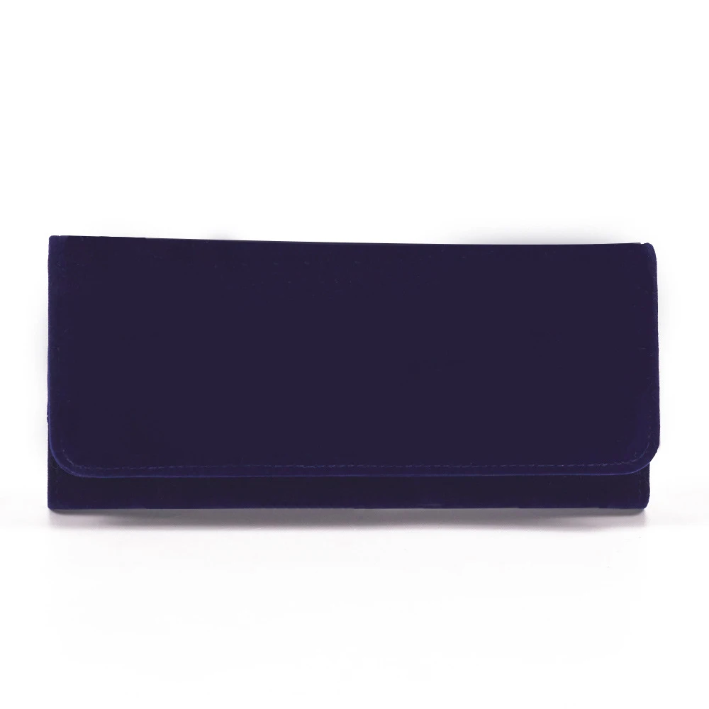 Ladies Portable Rings Earrings Travel Roller Clutch Purse Accessories Necklace Organizer Pouch Multi-Purpose Jewelry Storage Bag