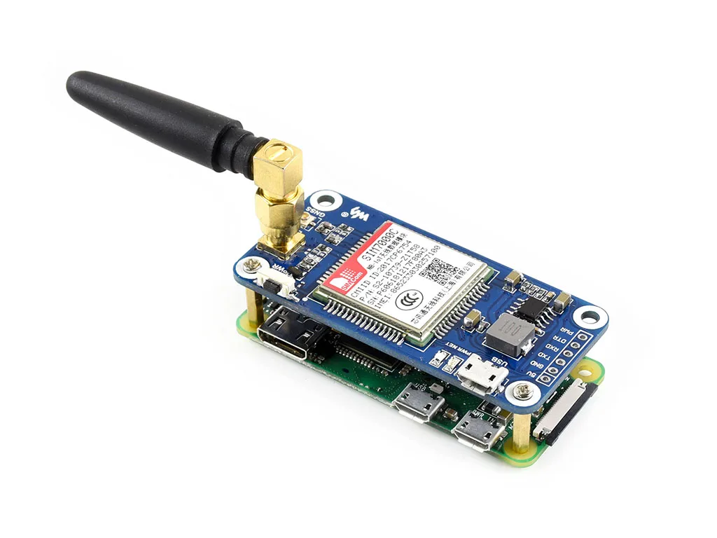 Raspberry Pie NB IOT / EMTC / Edge / GPRS / GNSS Плата расширения, модуль Sim7000c, Бесплатная карта NB