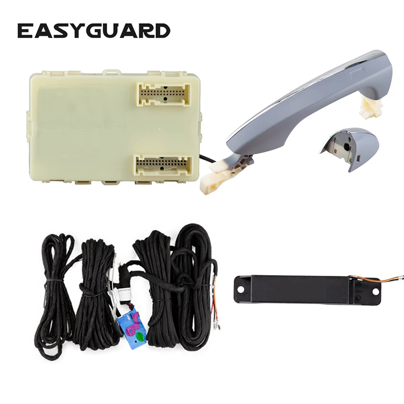 EASYGUARD touch entry Induction lock unlock car door fit for BENZ W212,W213,W205,W221,X253, C,E class door handle with chrome