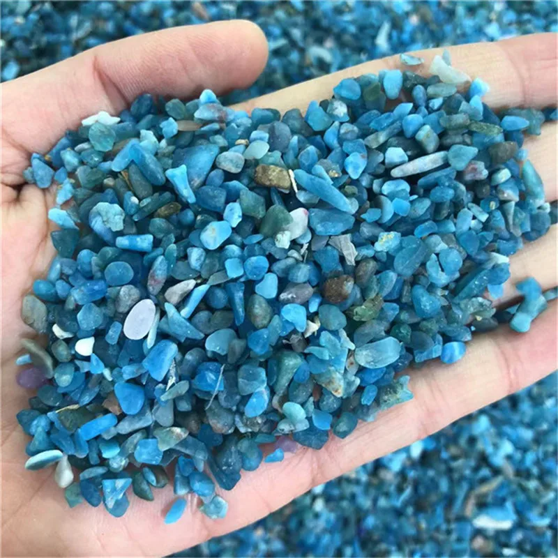 Natural Unpolished Apatite Chip Crystal Healing Stones For Home Decor