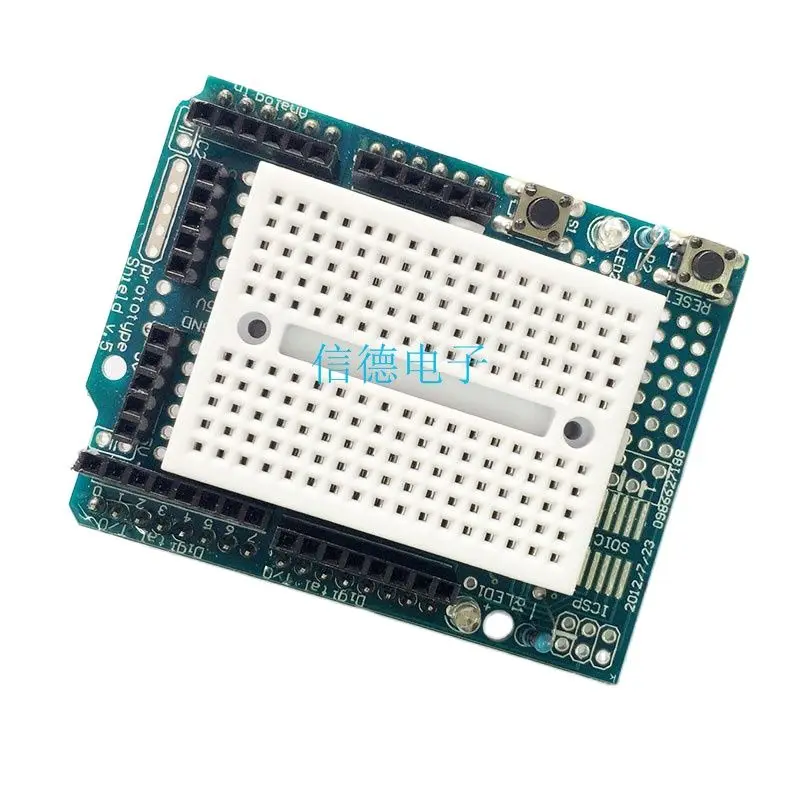 ミニブレッドボードプラグインパンチ付きプロテクションボード拡張ボード