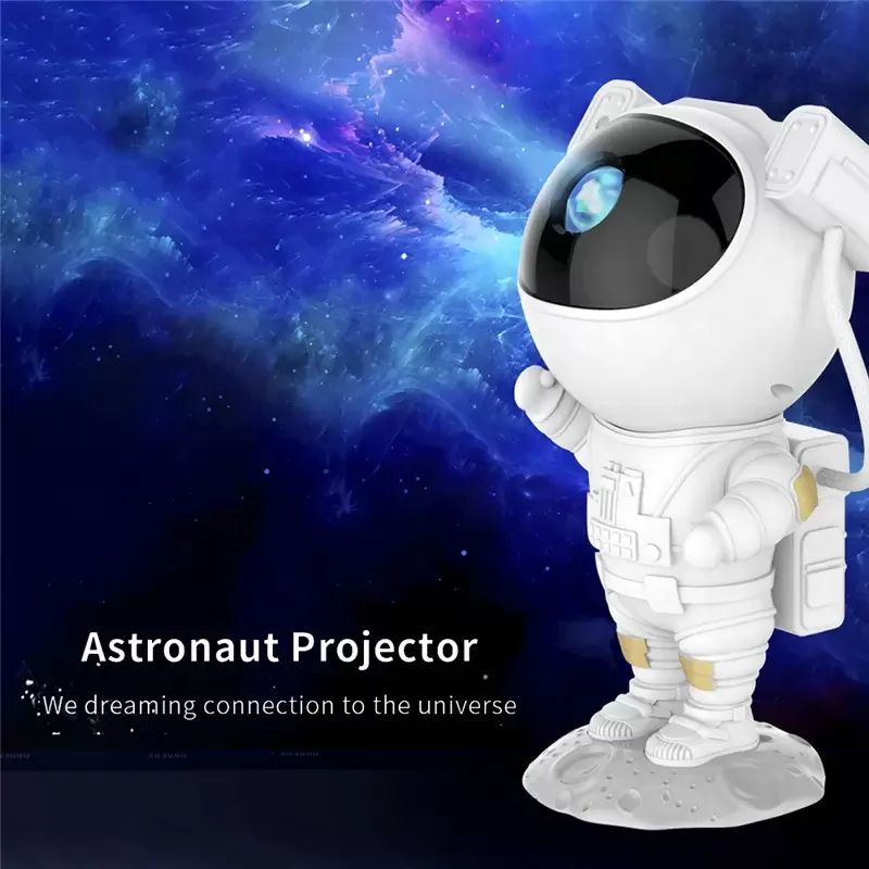 Astronaut Cloud Projector Light Starry Sky LED Night Light Dream Night Rotating Star Moon Remote Control Laser Atmosphere Lamp