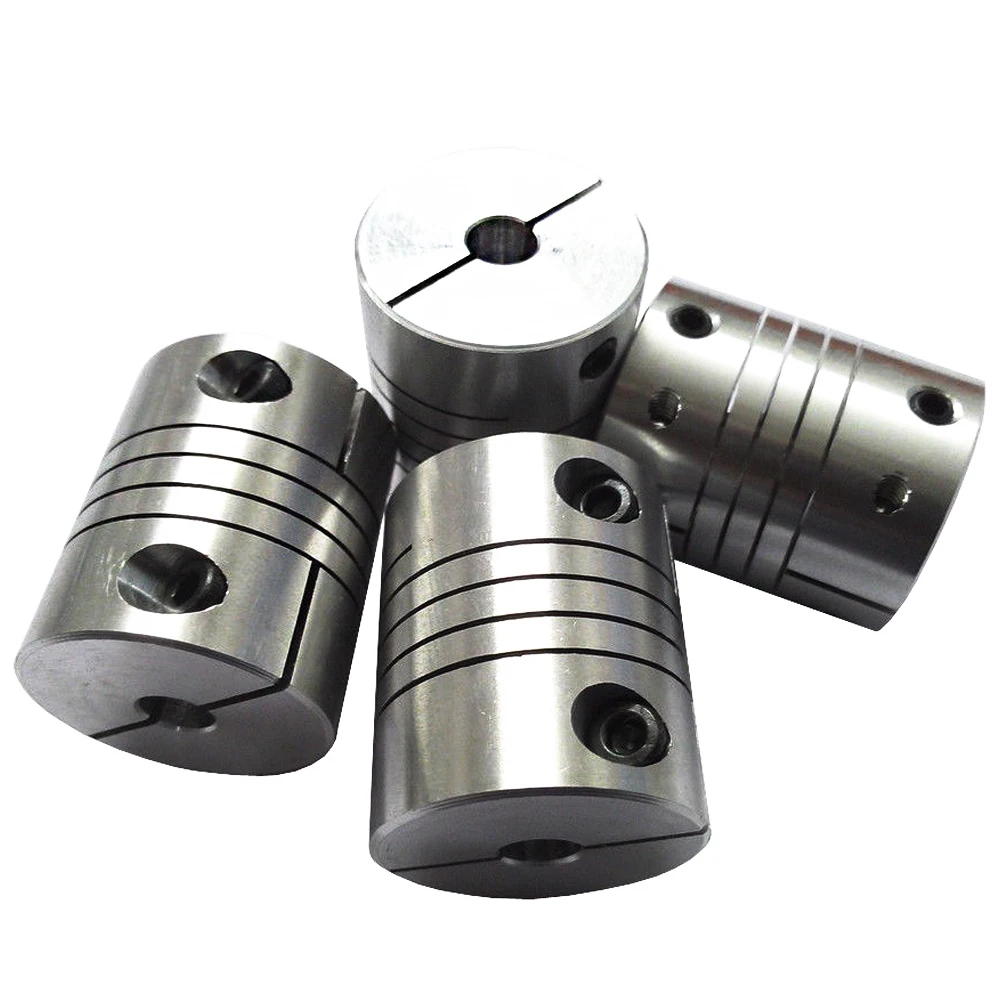 Acoplador de eje de acoplamiento Flexible CNC, acoplador Flexible para motores de aleación de aluminio, diámetro de 20MM/25MM, Conector de eje de motor